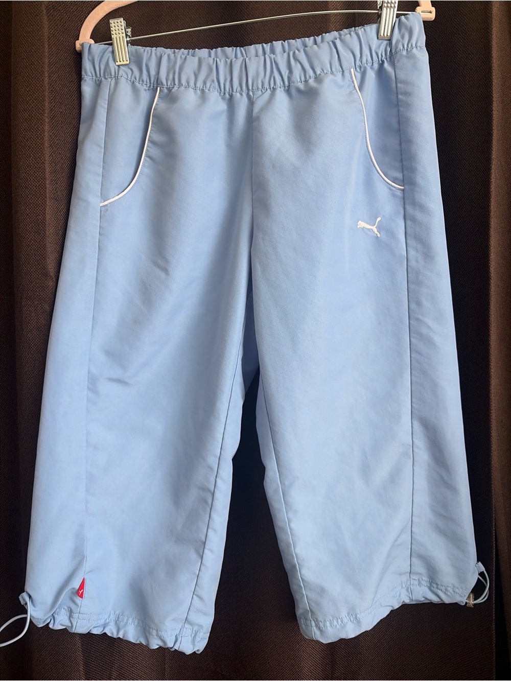 PUMA Light Blue Athletic Capri Pants
